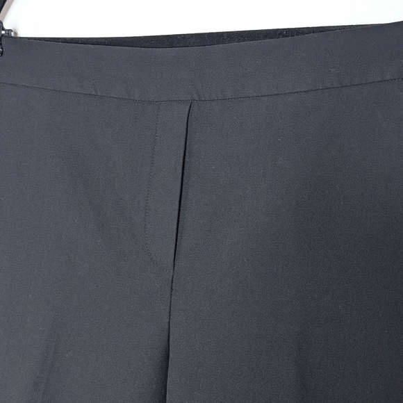 Babaton Atelier Elastic Waist Crepe Cropped Tapered Pant Black 14 - Picture 4 of 8